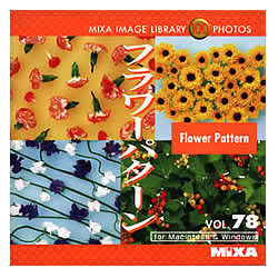 【クリックで詳細表示】MIXA Image Library Vol.78「フラワーパターン」 XAMIL3078
